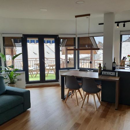 Modern Top Floor Loft With Balcony Budapest Exterior foto